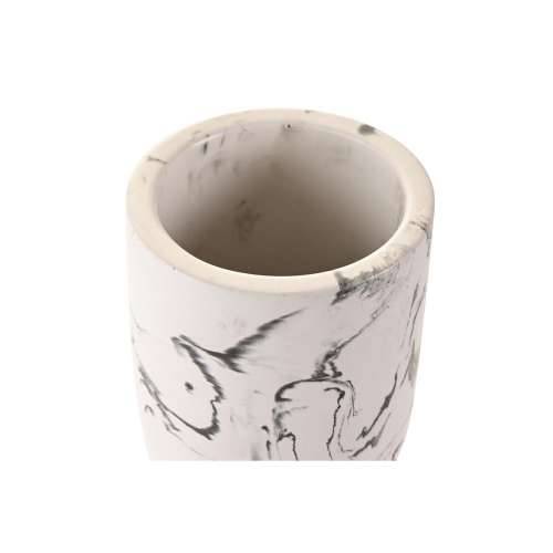 Čaša DKD Home Decor Bijela Crna Cement 7 X 7 X 9,5 CM Cijena