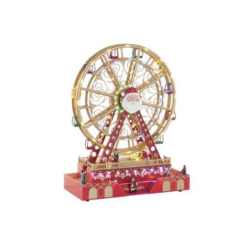 Božićni ukras DKD Home Decor Vodeničko kolo Crvena Pisana Smola Crăciun 38 x 17 x 49 cm Cijena