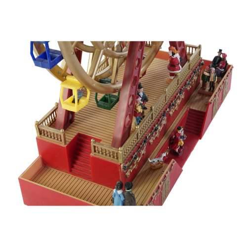 Božićni ukras DKD Home Decor Vodeničko kolo Crvena Pisana Smola Crăciun 38 x 17 x 49 cm Cijena