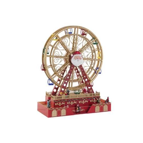 Božićni ukras DKD Home Decor Vodeničko kolo Crvena Pisana Smola Crăciun 38 x 17 x 49 cm Cijena