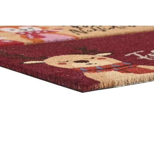 Prostirač DKD Home Decor Crvena Pisana PVC Kokosova vlakna 60 x 40 x 1,5 cm (2 kom.) Cijena