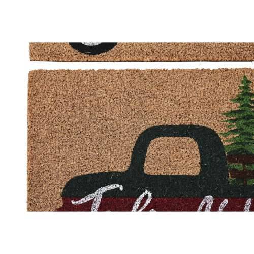 Prostirač DKD Home Decor Bijela Smeđa Crvena Zelena PVC Kokosova vlakna 60 x 40 x 1,5 cm (2 kom.) Cijena