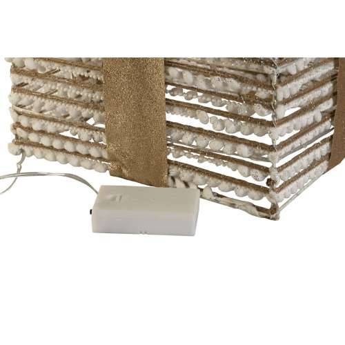 Božićni ukras DKD Home Decor Bijela zlatan Prirodno 25 x 25 x 25 cm (3 Dijelovi) Cijena