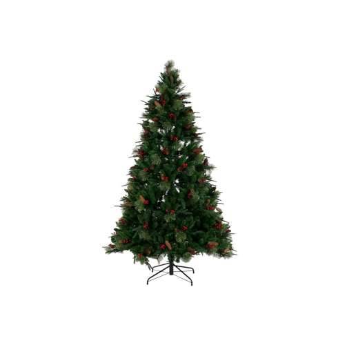 Pom de Crăciun DKD Home Decor Crvena Zelena Polietilen 100 x 100 x 180 cm Cijena