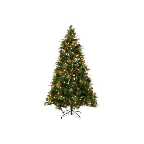 Pom de Crăciun DKD Home Decor Crvena Zelena Polietilen 100 x 100 x 180 cm Cijena