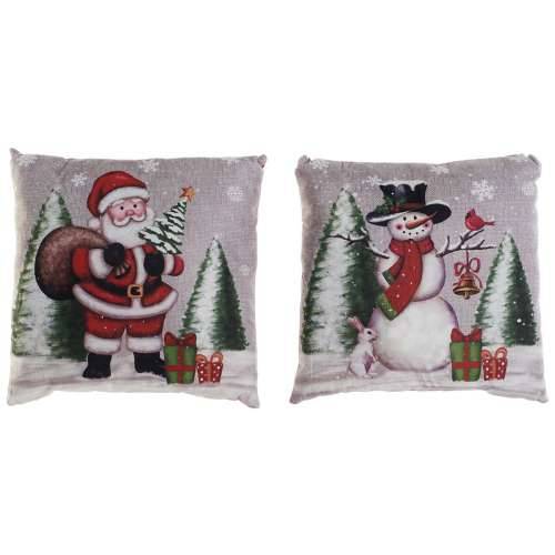 Jastuk DKD Home Decor Crăciun Pisana Poliester 40 x 10 x 40 cm (2 kom.) Cijena