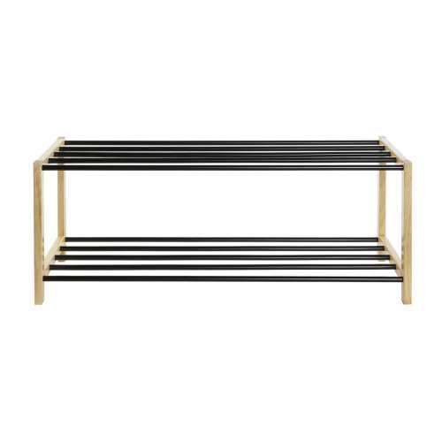 Ormarić za cipele Home ESPRIT Crna Prirodno 80 x 31 x 32 cm Cijena