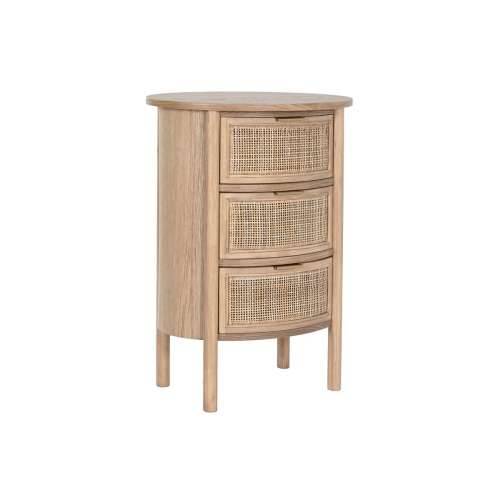 Noćni ormarić Home ESPRIT Prirodno Guma 48 x 35 x 66 cm Cijena