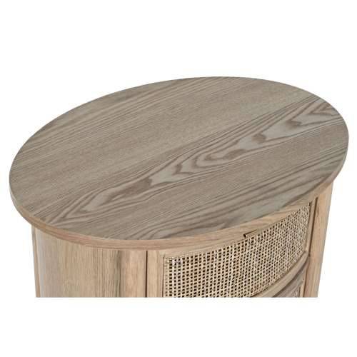 Noćni ormarić Home ESPRIT Prirodno Guma 48 x 35 x 66 cm Cijena
