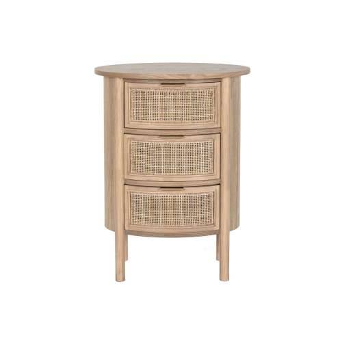 Noćni ormarić Home ESPRIT Prirodno Guma 48 x 35 x 66 cm Cijena