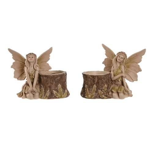Ukrasna figura Home ESPRIT Smeđa Vila 18 x 10 x 15 cm (2 kom.) Cijena