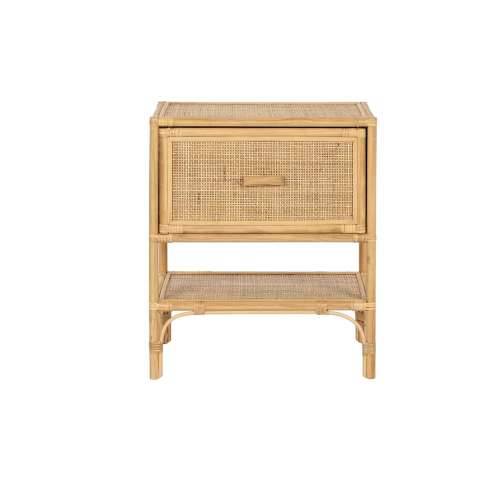 Noćni ormarić Home ESPRIT Smeđa Ratan 47 x 30 x 55 cm Cijena
