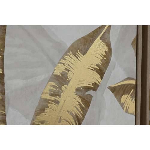 Set od tri slike Home ESPRIT Dlanovi Tropsko 180 x 4 x 120 cm (3 Dijelovi) Cijena