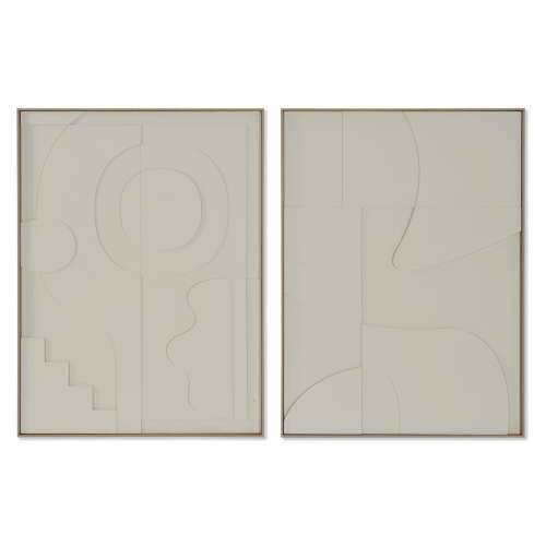 Slika Home ESPRIT Apstraktno Skandinavski 75 x 4 x 100 cm (2 kom.) Cijena