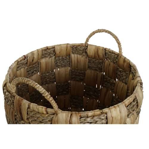 Set košara Home ESPRIT Prirodno Morska trava Prirodno vlakno Boho 43 x 43 x 39 cm (2 Dijelovi) Cijena