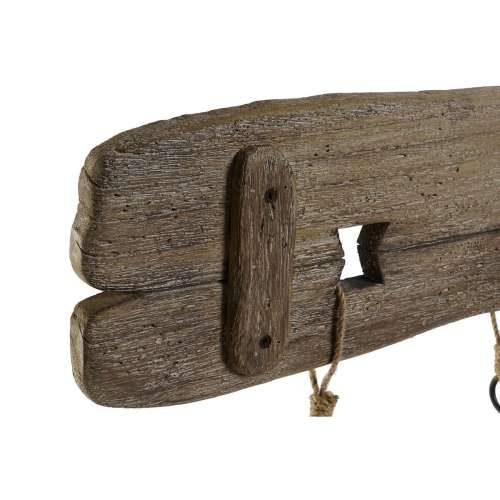 Zidna vješalica Home ESPRIT Prirodno Metal Paulovnija 99 x 3 x 31 cm Cijena
