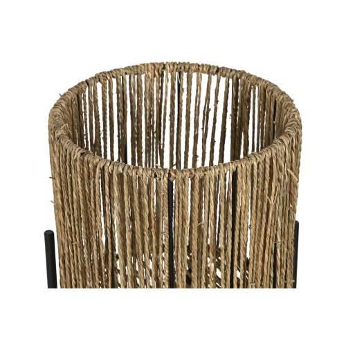 Set žardinjera Home ESPRIT Crna Metal Vlakna 23 x 23 x 76,5 cm Cijena