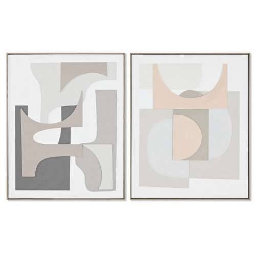 Slika Home ESPRIT Apstraktno gradski 82,3 x 4,5 x 102 cm (2 kom.) Cijena