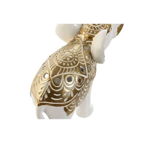 Ukrasna figura Home ESPRIT zlatan Slon 15 x 6 x 14 cm Cijena