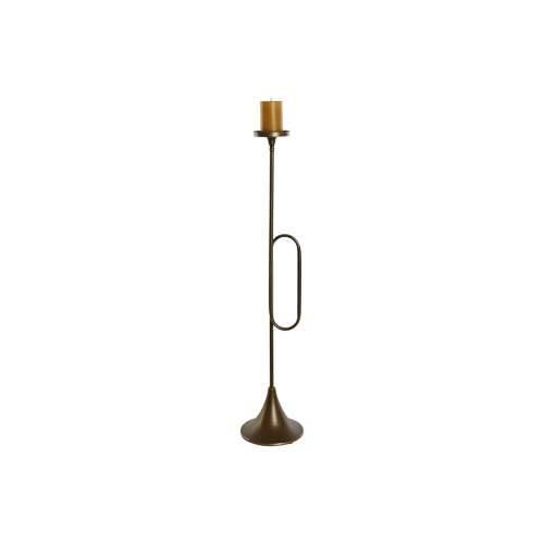 Svijećnjak Home ESPRIT zlatan Metal 21 x 21 x 98 cm Cijena