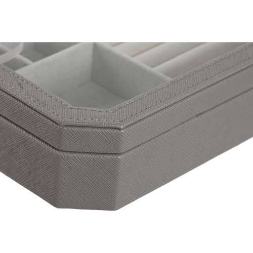 Kutija za nakit Home ESPRIT Bež Kristal 30 x 21 x 6 cm Cijena