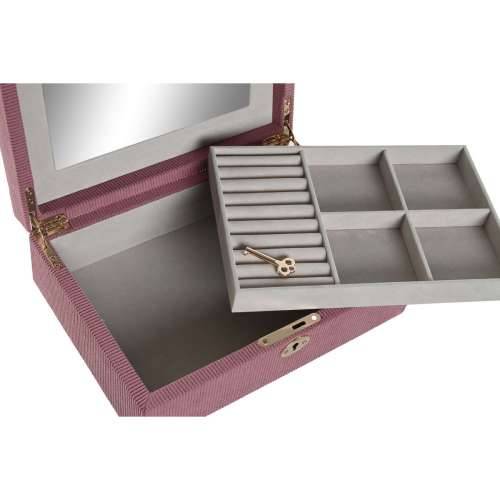Kutija za nakit Home ESPRIT Krema Purpurnocrven 27 x 19 x 9 cm Cijena