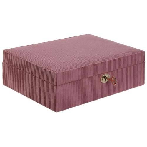 Kutija za nakit Home ESPRIT Krema Purpurnocrven 27 x 19 x 9 cm Cijena