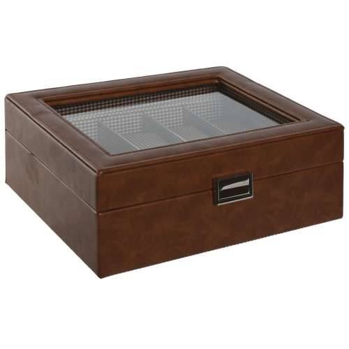 Kutija za nakit Home ESPRIT Smeđa Kristal 26 x 20 x 9 cm Cijena