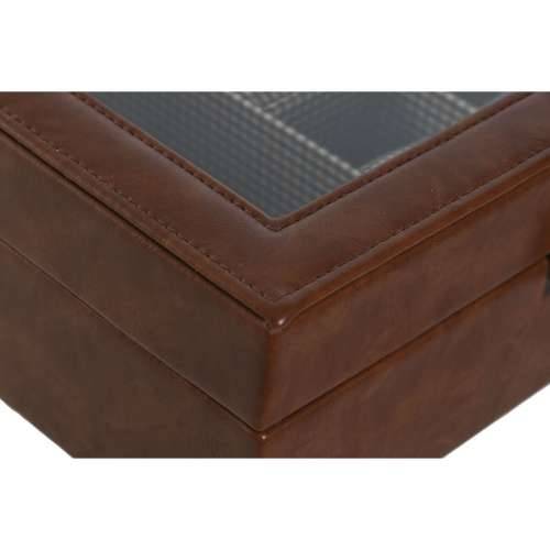 Kutija za nakit Home ESPRIT Smeđa Kristal 26 x 20 x 9 cm Cijena