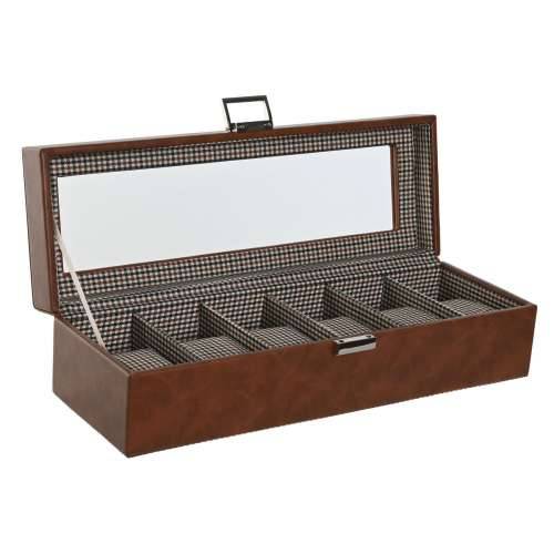 Kutija za nakit Home ESPRIT Smeđa Kristal 33 x 11,5 x 9 cm Cijena
