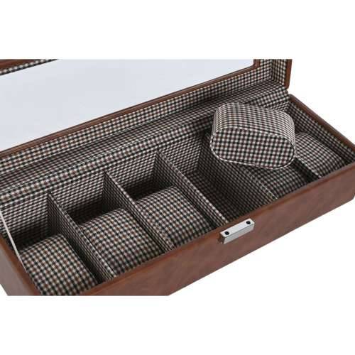 Kutija za nakit Home ESPRIT Smeđa Kristal 33 x 11,5 x 9 cm Cijena