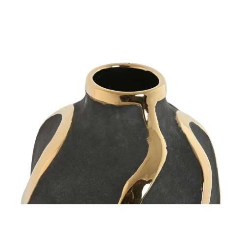 Vrč Home ESPRIT Siva zlatan Gres Keramika Apstraktno moderan 17 x 17 x 35 cm Cijena