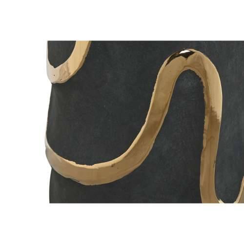 Vrč Home ESPRIT Siva zlatan Gres Keramika Apstraktno moderan 17 x 17 x 35 cm Cijena