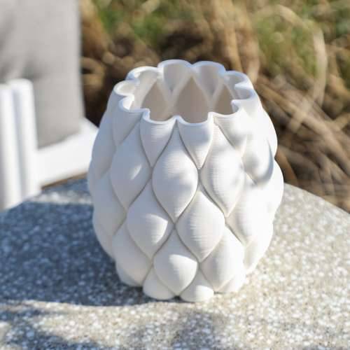 Vrč Home ESPRIT Bijela Keramika Gres Keramika moderan 15 x 15 x 15 cm Cijena