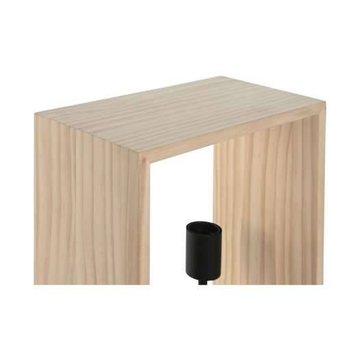 Stolna svjetiljka Home ESPRIT Smeđa Crna Prirodno Drvo Željezo Borovina 50 W 220 V 30 x 16 x 50 cm Cijena