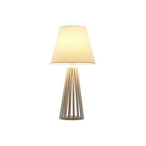 Stolna svjetiljka Home ESPRIT Bijela Drvo 50 W 220 V 30 x 30 x 61 cm Cijena