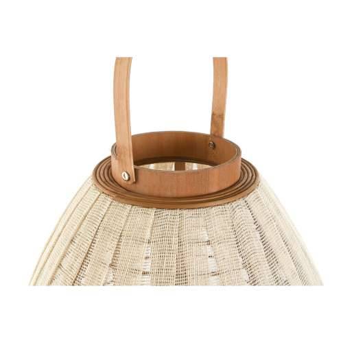 Svijećnjak Home ESPRIT Bijela Prirodno Drvo Kristal 37 x 37 x 56 cm Cijena