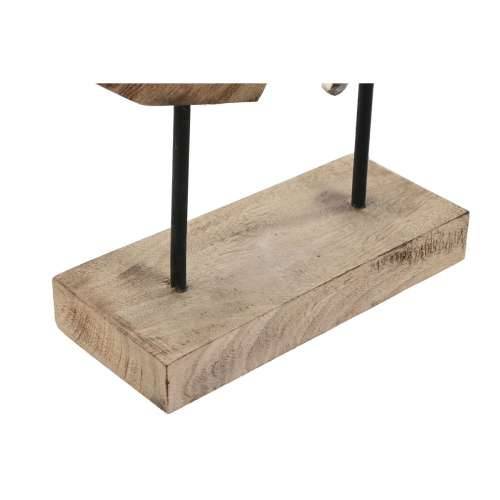 Ukrasna figura Home ESPRIT Smeđa Srebrna 35 x 9 x 52 cm Cijena