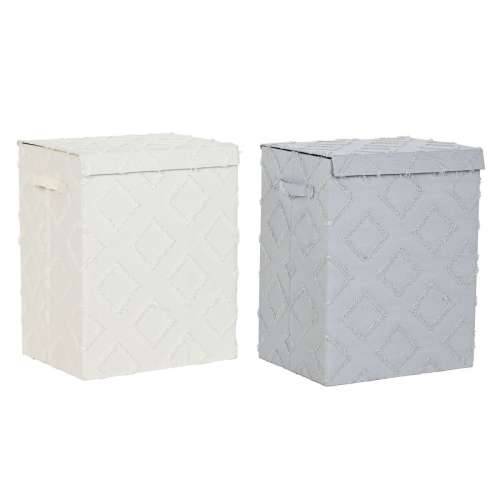 košara Home ESPRIT Siva Krema 40 x 30 x 50 cm (2 kom.) Cijena