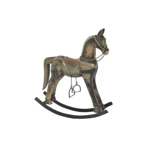 Ukrasna figura Home ESPRIT Smeđa Crna Siva Prirodno Konj 41 x 12 x 49 cm Cijena