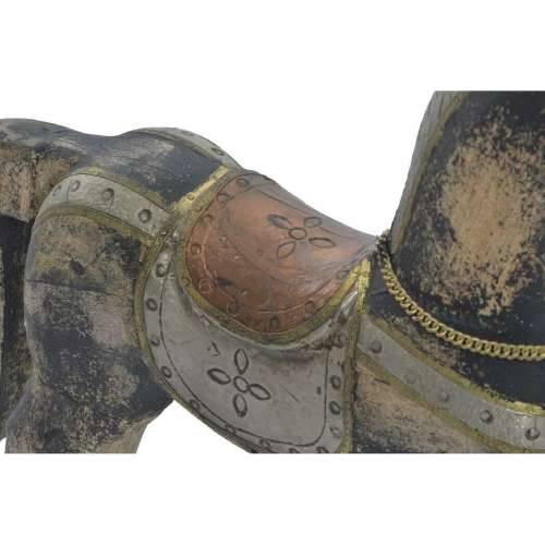 Ukrasna figura Home ESPRIT Smeđa Crna Siva Prirodno Konj 41 x 12 x 49 cm Cijena