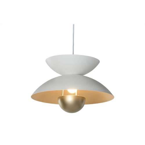 Stropna svjetiljka Home ESPRIT Bijela zlatan Metal 50 W 36 x 36 x 22 cm Cijena