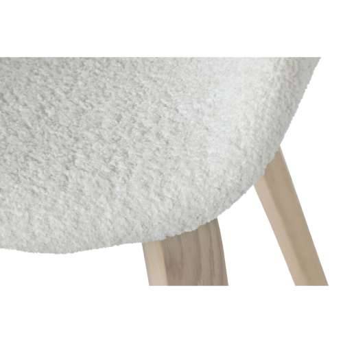 Blagavaonska stolica Home ESPRIT Bijela Poliester Drvo 55,5 x 67,5 x 80,5 cm Cijena