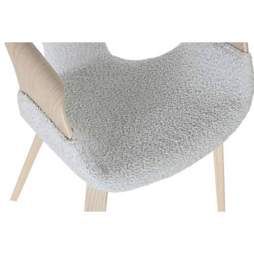 Blagavaonska stolica Home ESPRIT Siva Poliester Drvo 55,5 x 67,5 x 80,5 cm Cijena