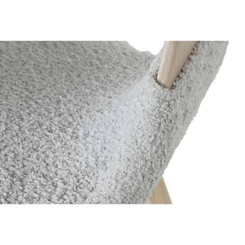 Blagavaonska stolica Home ESPRIT Siva Poliester Drvo 55,5 x 67,5 x 80,5 cm Cijena
