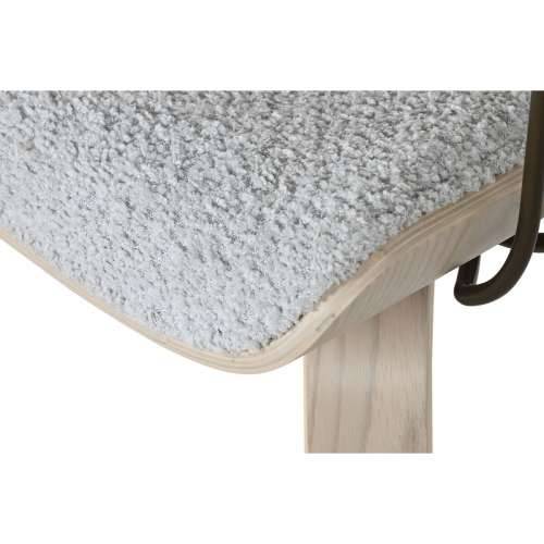 Blagavaonska stolica Home ESPRIT Siva Poliester Drvo 51 x 55 x 76,5 cm Cijena