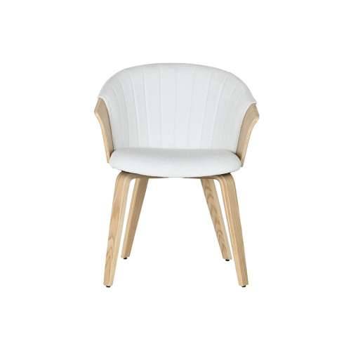 Blagavaonska stolica Home ESPRIT Bijela Poliester Drvo 60 x 57,5 x 79 cm Cijena