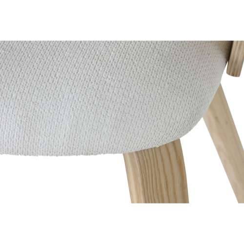 Blagavaonska stolica Home ESPRIT Bijela Poliester Drvo 60 x 57,5 x 79 cm Cijena