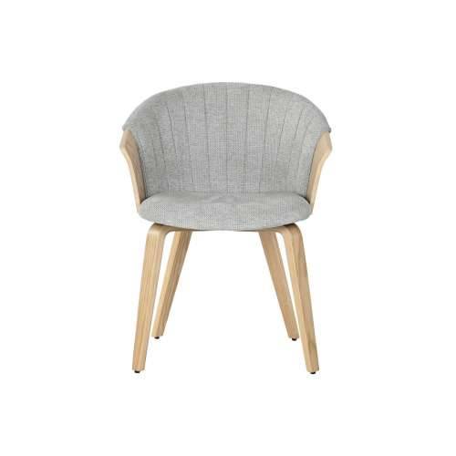 Blagavaonska stolica Home ESPRIT Siva Poliester Drvo 60 x 57,5 x 79 cm Cijena