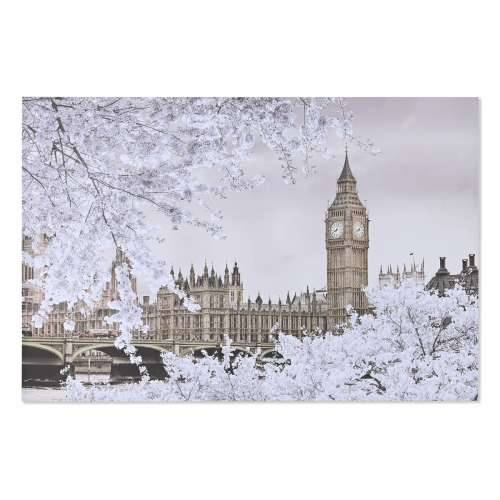 Slika Home ESPRIT Bijela zlatan Šljokice London Loft 150 x 3 x 100 cm (2 kom.) Cijena
